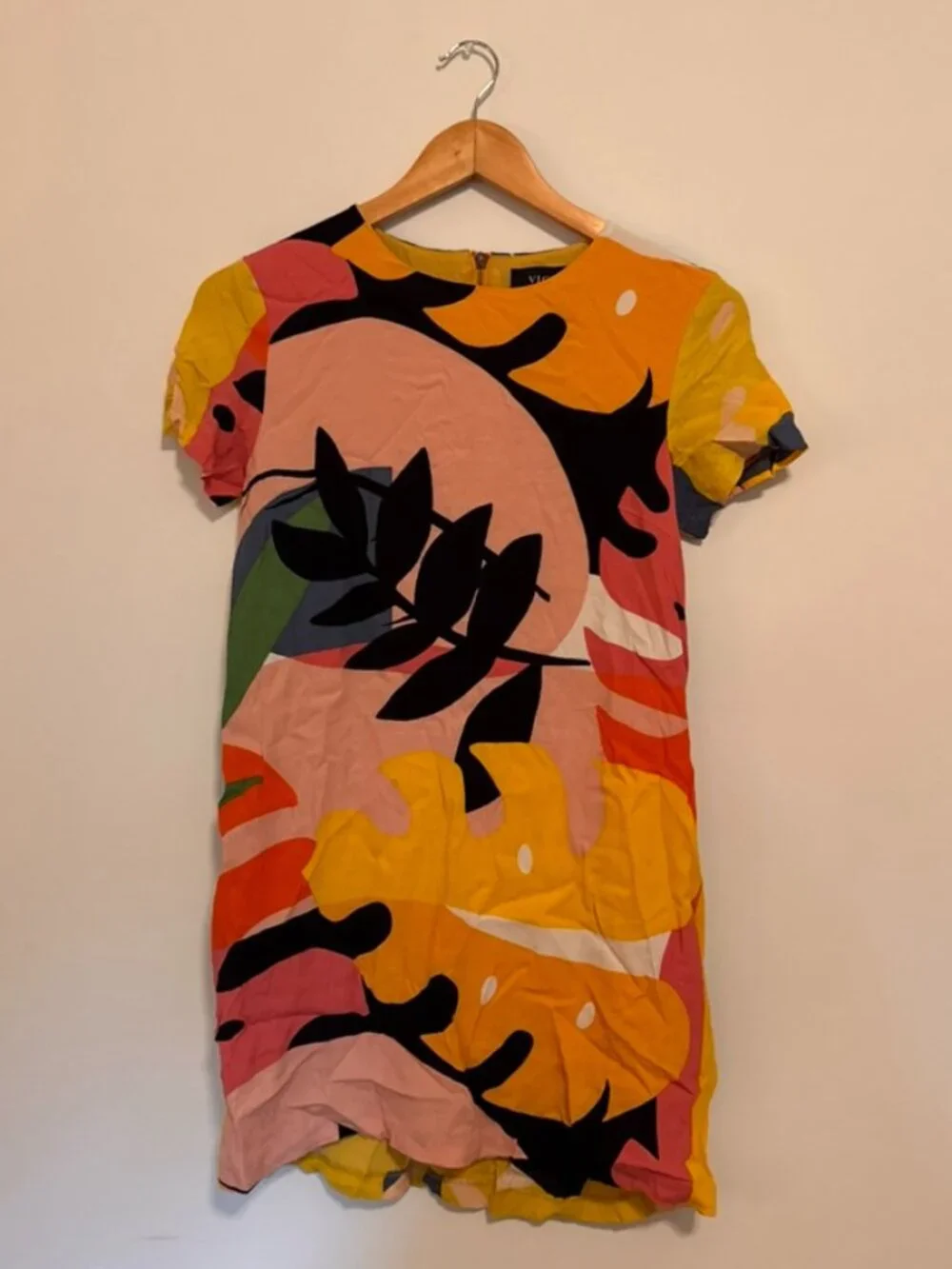 Vici tropical patterned mini dress.